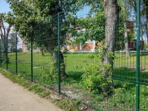 3D заборы для школы 90 метров фото в Больших Дворах