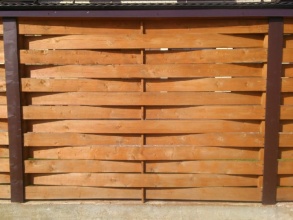 Деревянный забор плетёнка 12 метров фото в Больших Дворах