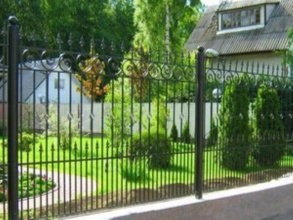 Кованые заборы на ленточном фундаменте 80 метров фото в Больших Дворах